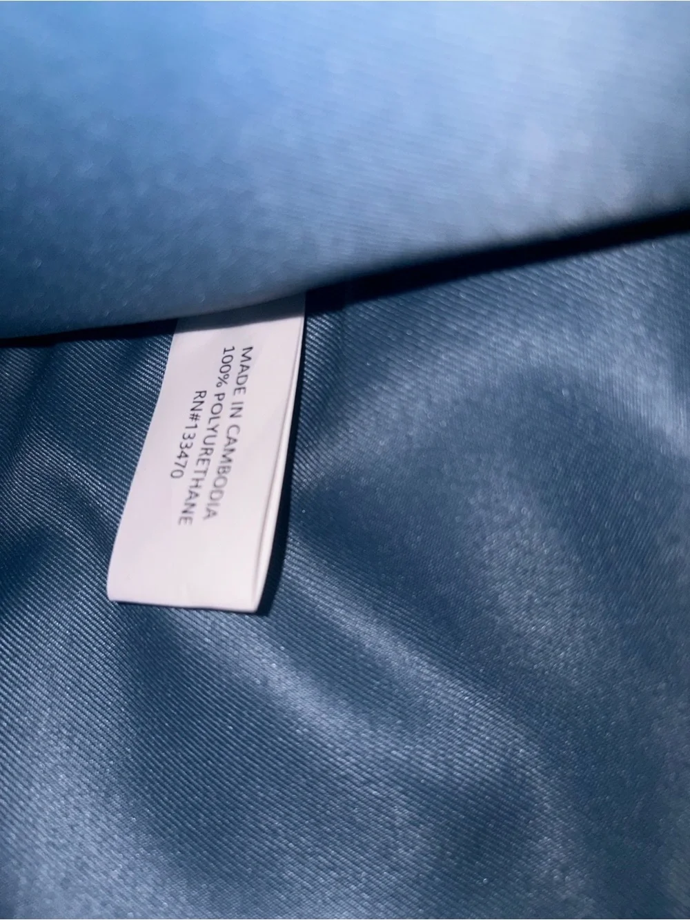 FRYE AND CO. Steel Blue Faux Leather Satchel Crossbody Bag
